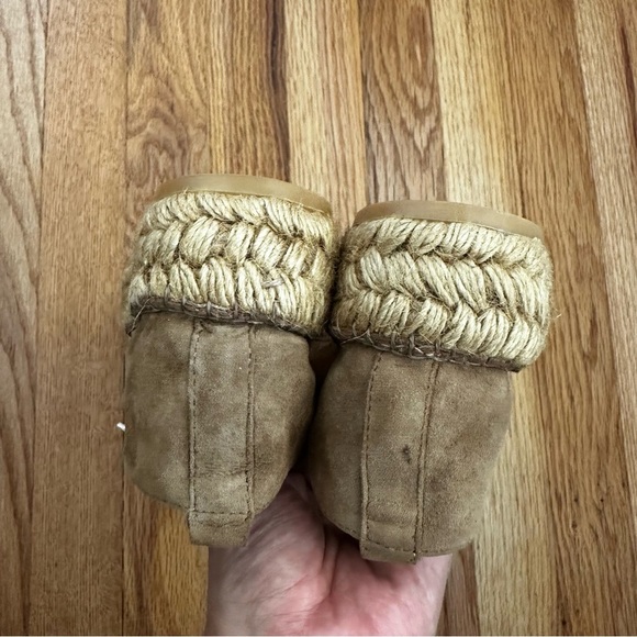 Eric Michael Espadrilles Platform Tan Suede Lace Up Spain Women’s Size 38 US 7.5 - Picture 8 of 11